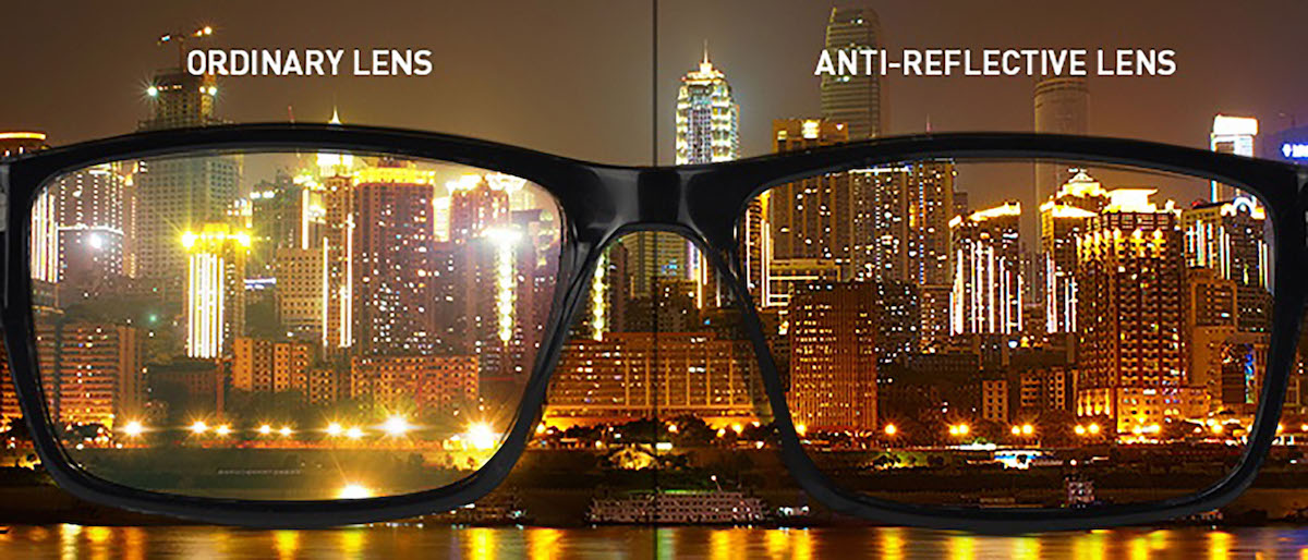 anti-reflective lens