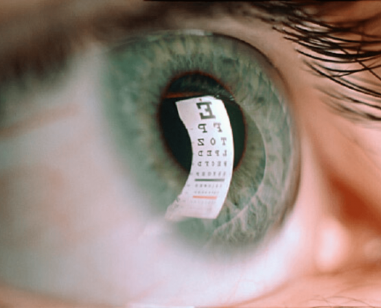 eye reading chart